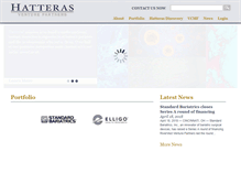 Tablet Screenshot of hatterasvp.com